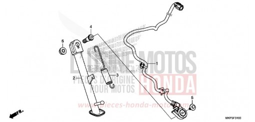 CAVALLETTO LATERALE CBR500RAN di 2022